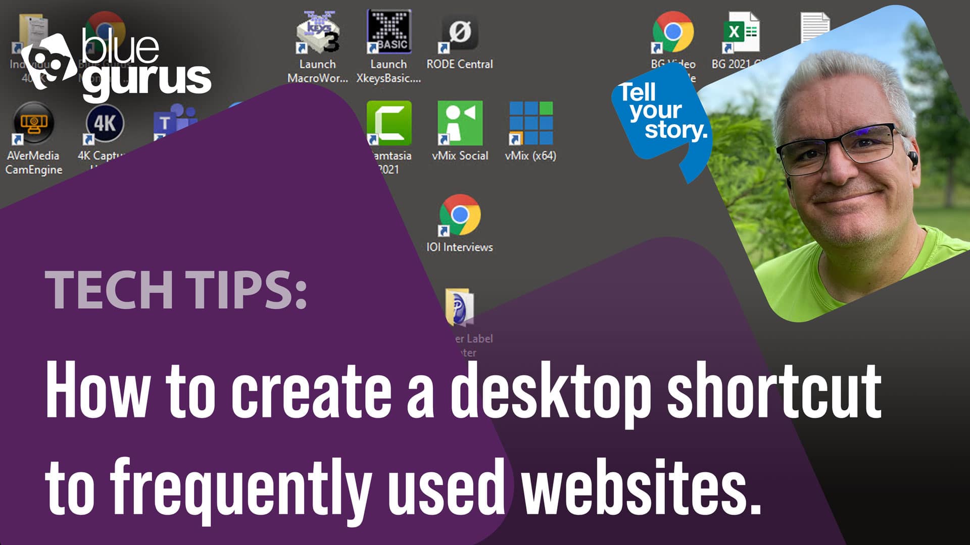 How To Create A Desktop Shortcut To Frequently Used Websites Blue Gurus