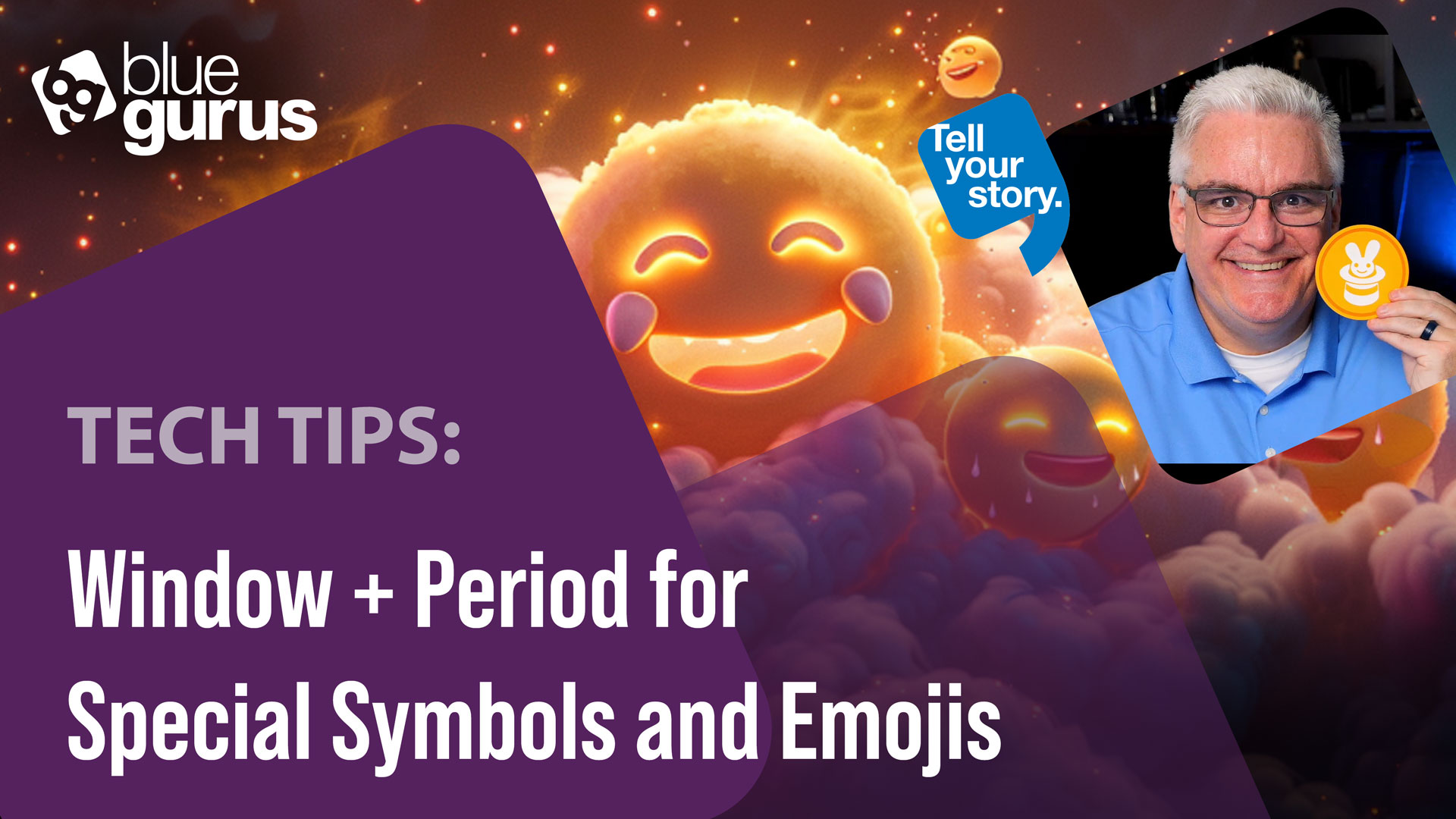 Tech Tips: Window + Period for Special Symbols and Emojis