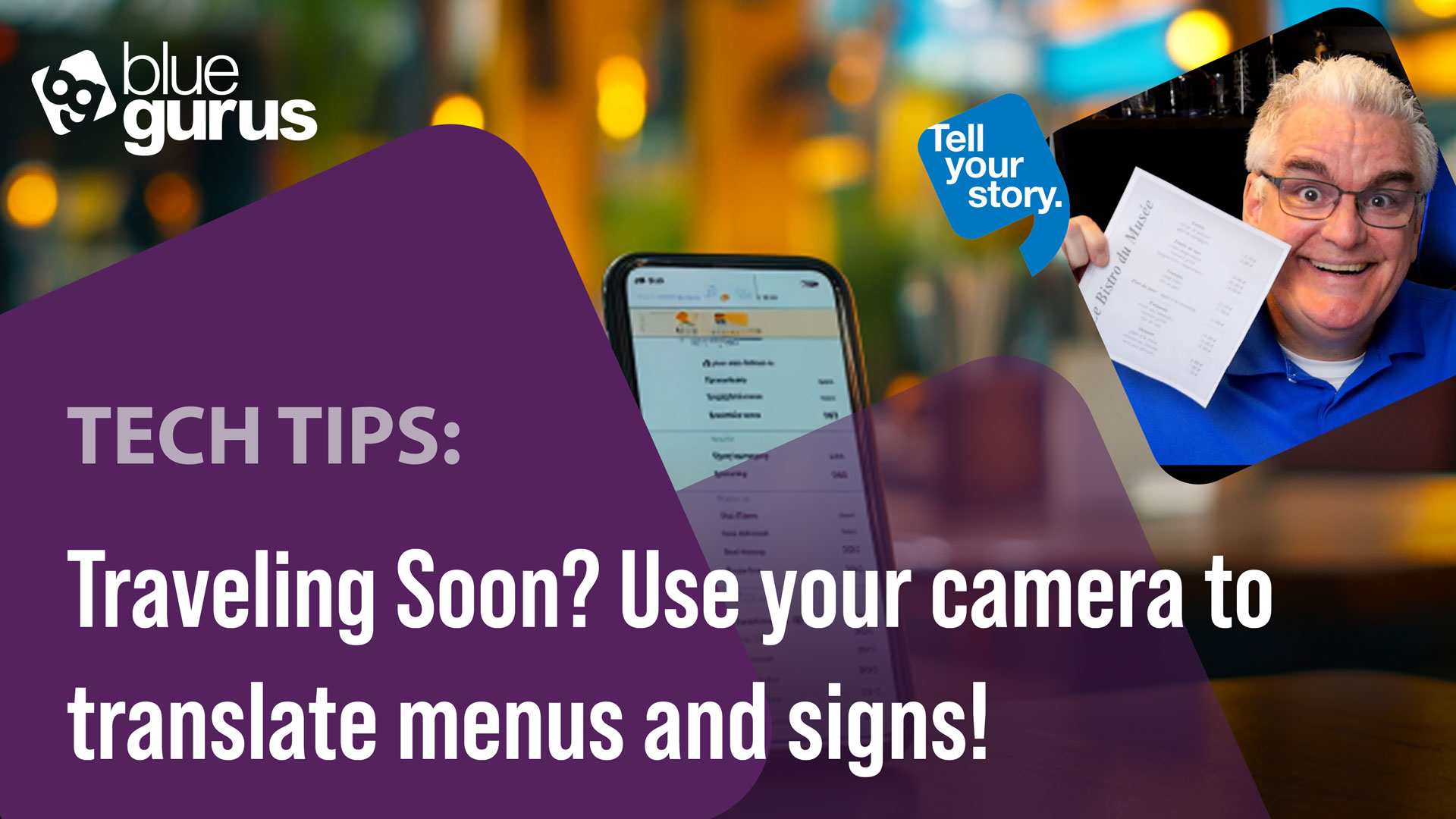 Traveling Soon? Use your camera to translate menus and signs!